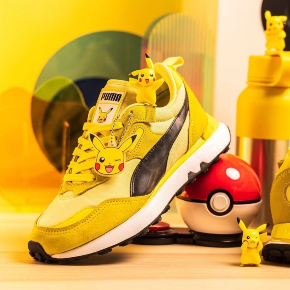 Puma x Pokémon The Rider FV Pikachu Shoes
